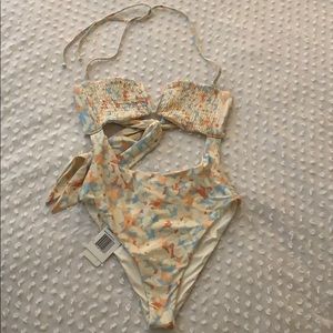 L’Space Wild Oleander One Piece bathing suit